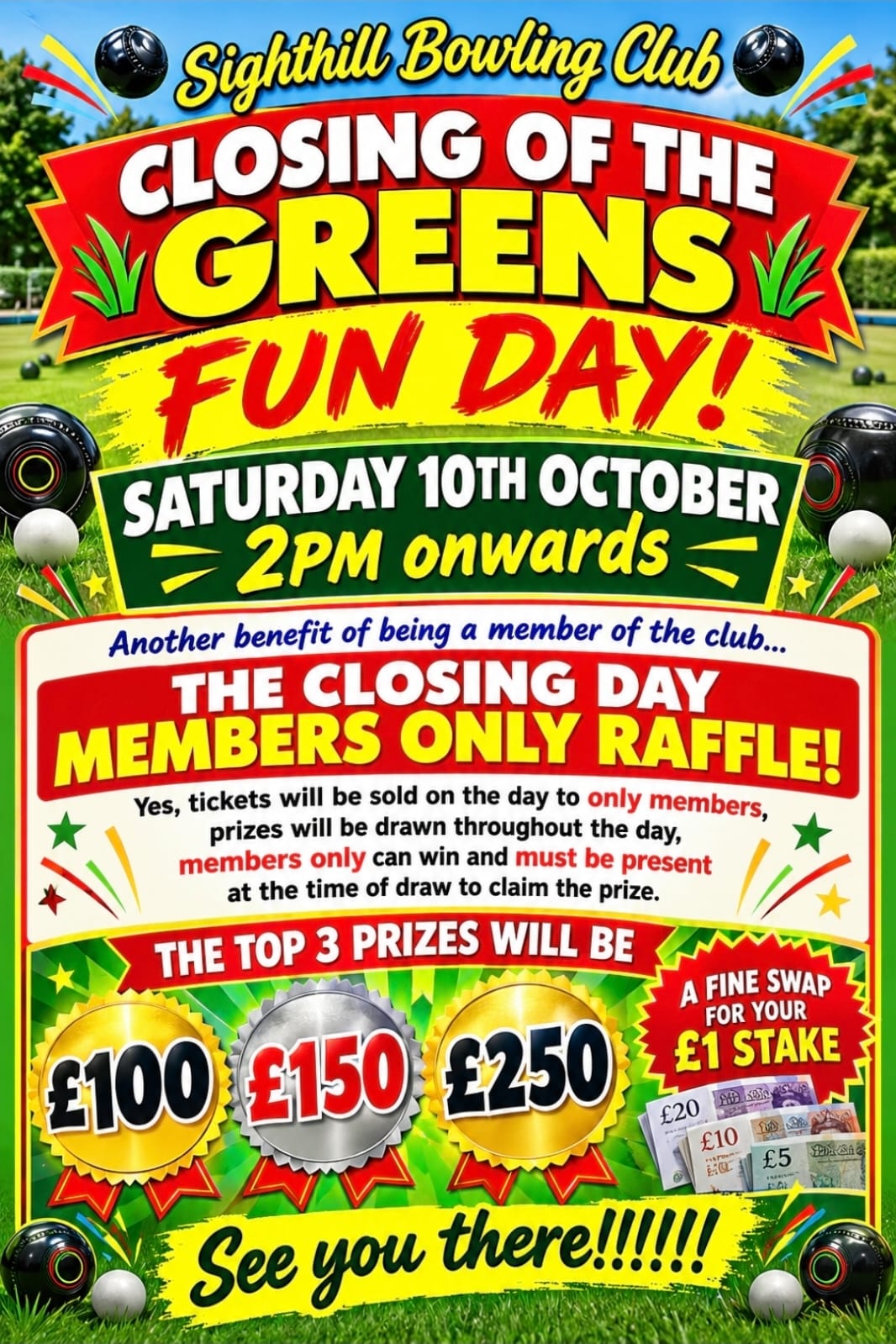 Closing Day Raffle